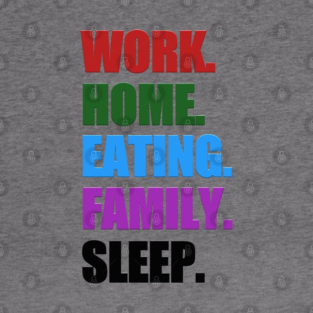 Work and home work hard by Blue Diamond Store